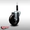 Service Caster 4'' SS Soft Rubber Wheel Swivel 3/4'' Expanding Stem Caster SCC-SSEX20S414-SRS-34 - alternate 3